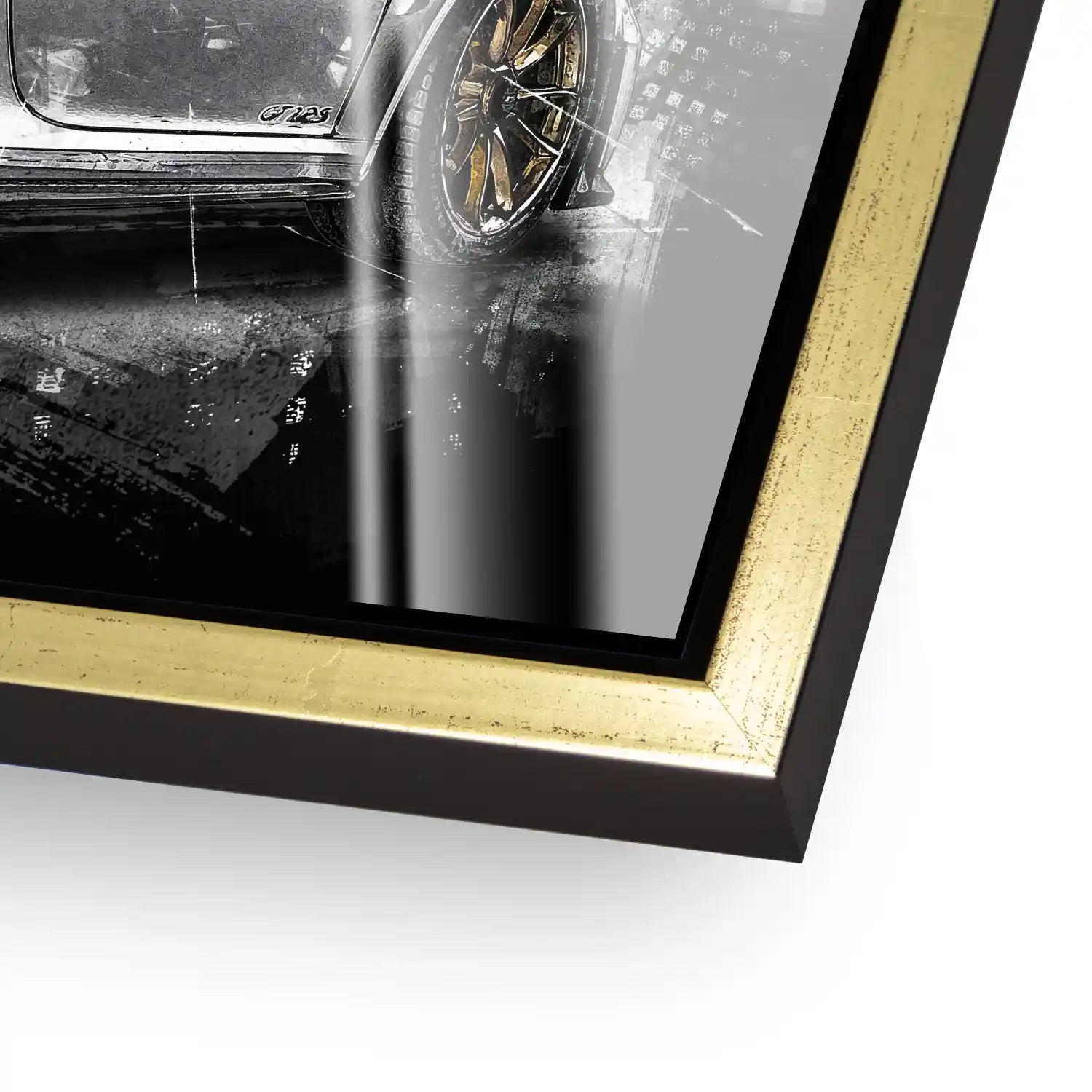 Porsche GT2 RS Abstrakt Acrylglas Bild INGALERIE