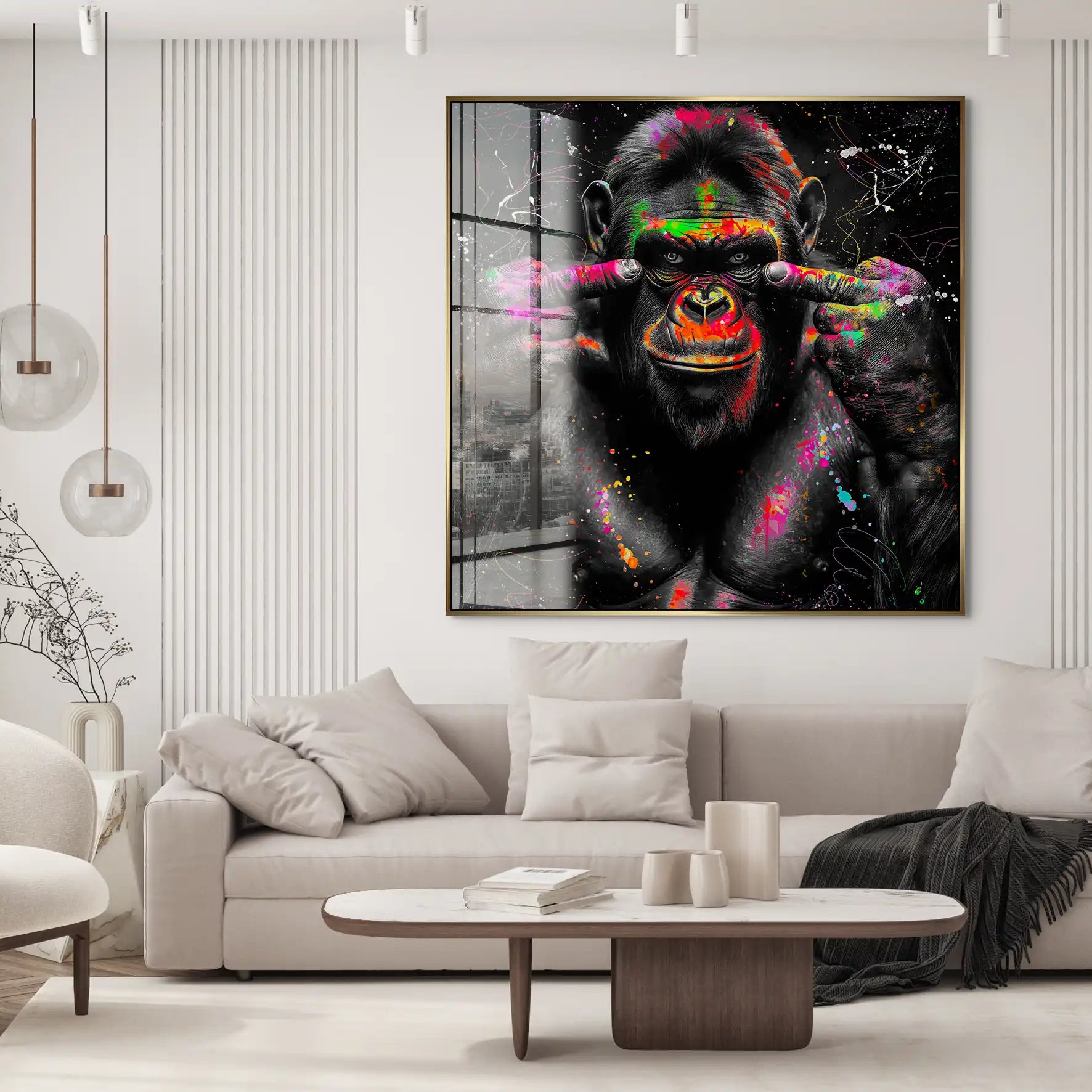 Bad Gorilla Acrylglas Bild INGALERIE