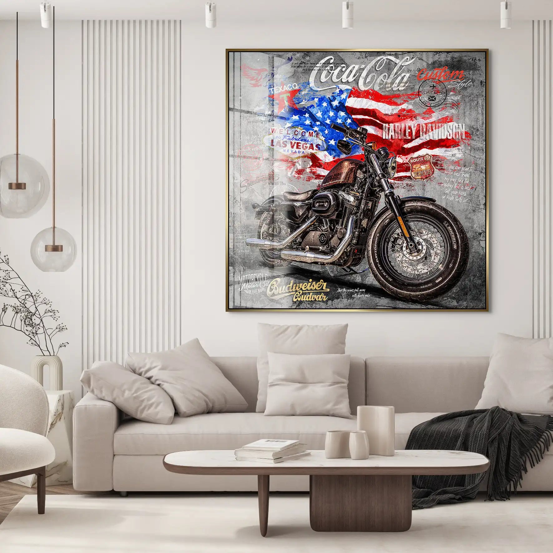 Route Liberty auf Acrylglas INGALERIE
