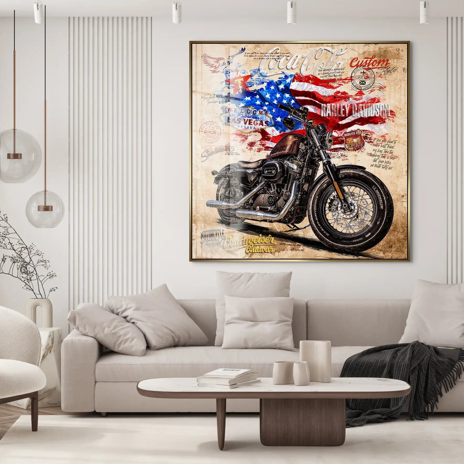 American Pulse auf Acrylglas INGALERIE
