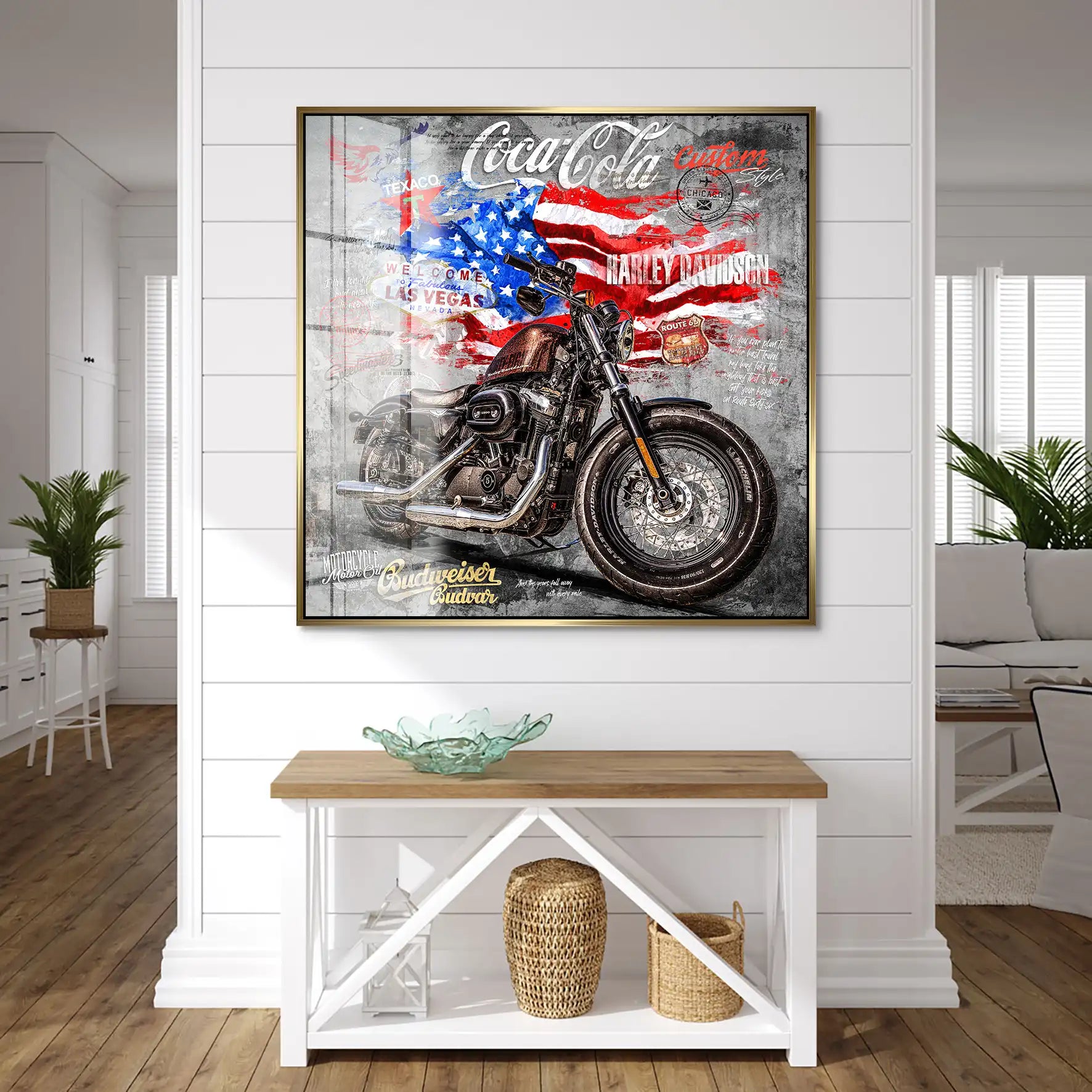 Route Liberty auf Acrylglas INGALERIE