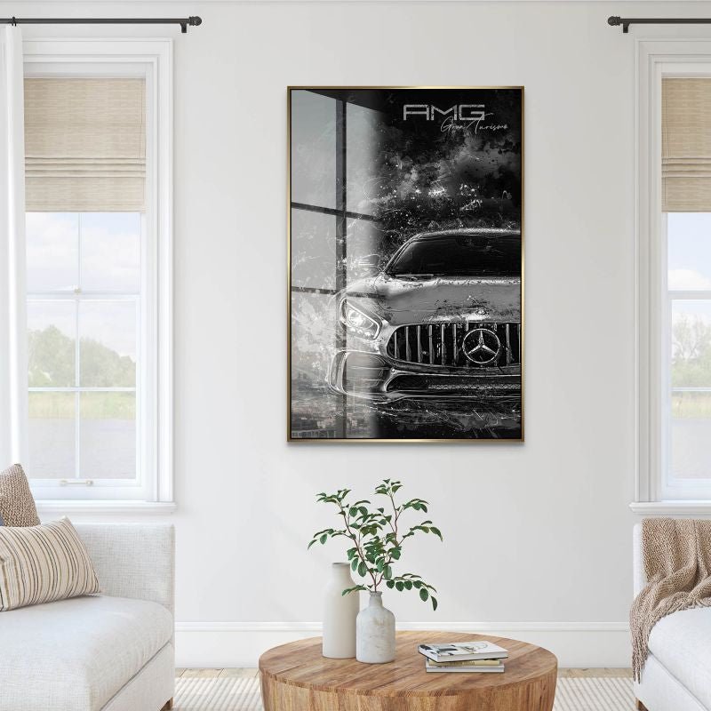 Mercedes AMG GT Black Style Acrylglas Bild INGALERIE