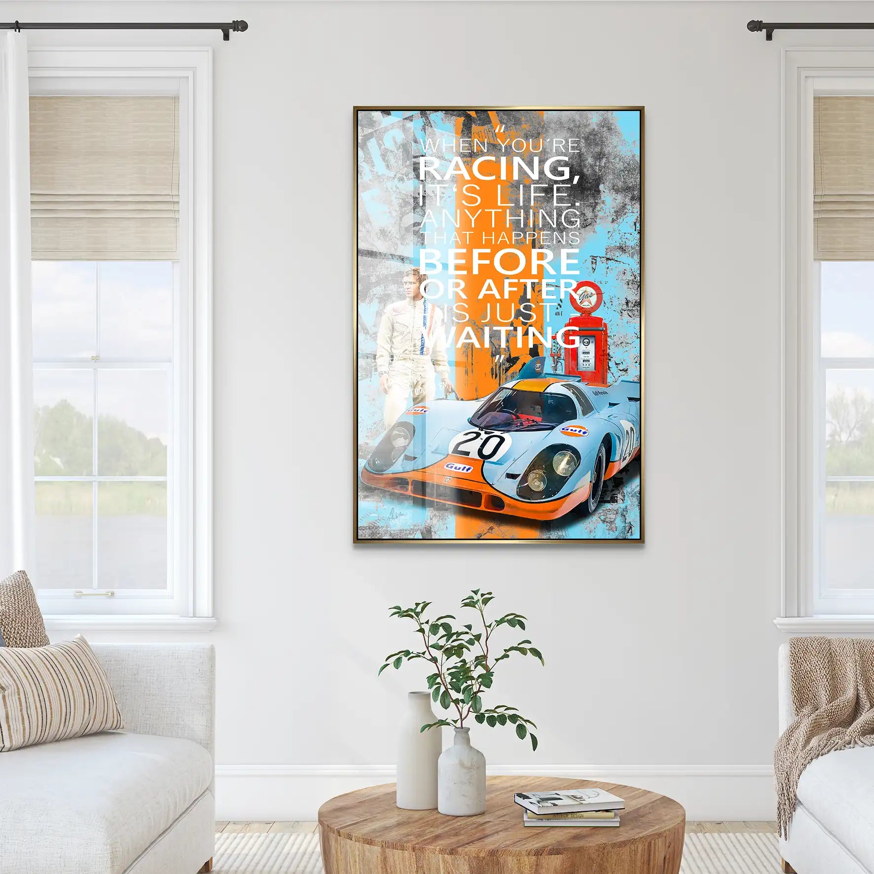 Steve Racing Is Life Acrylglas Bild INGALERIE