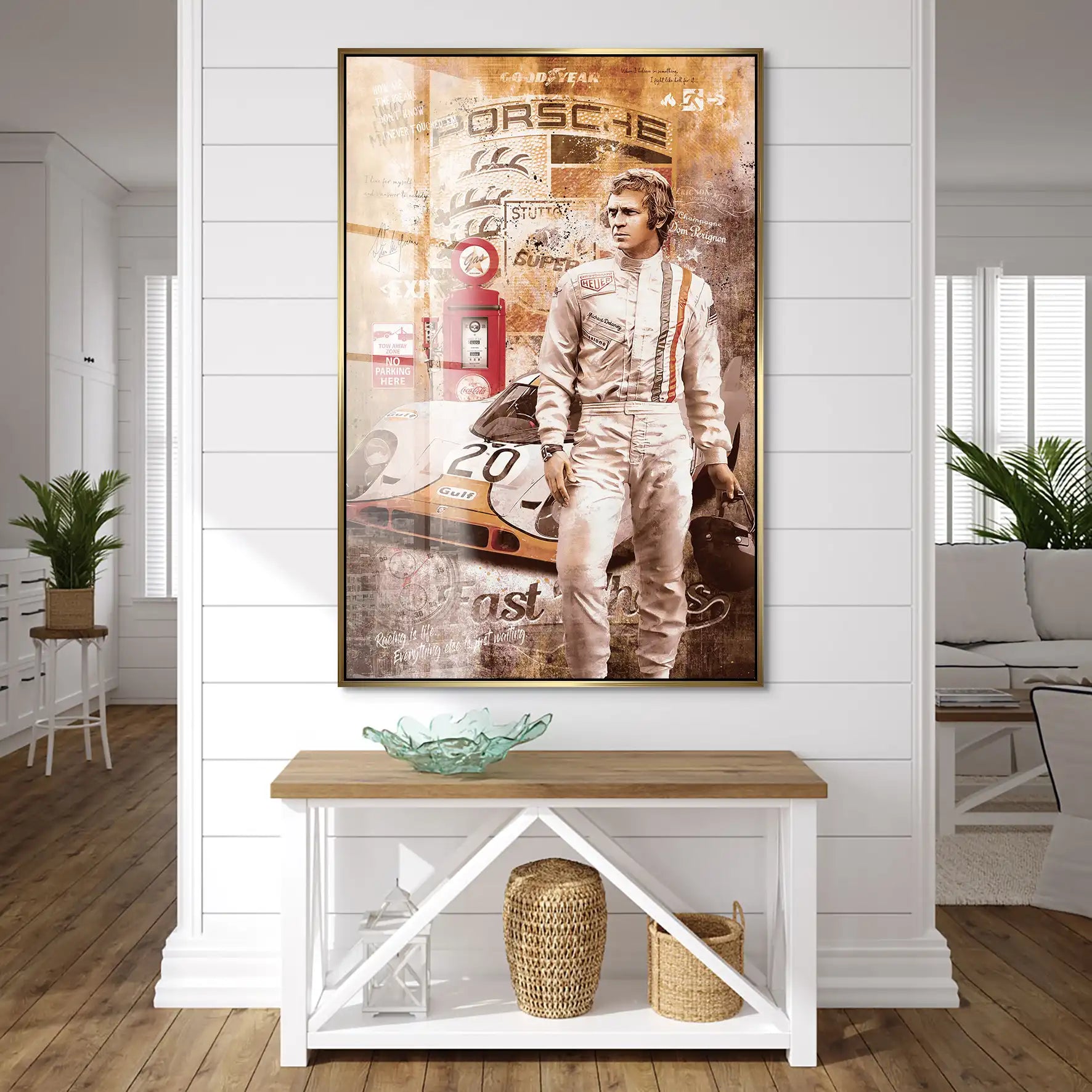 Steve Fast Wheels Retro Acrylglas Bild INGALERIE