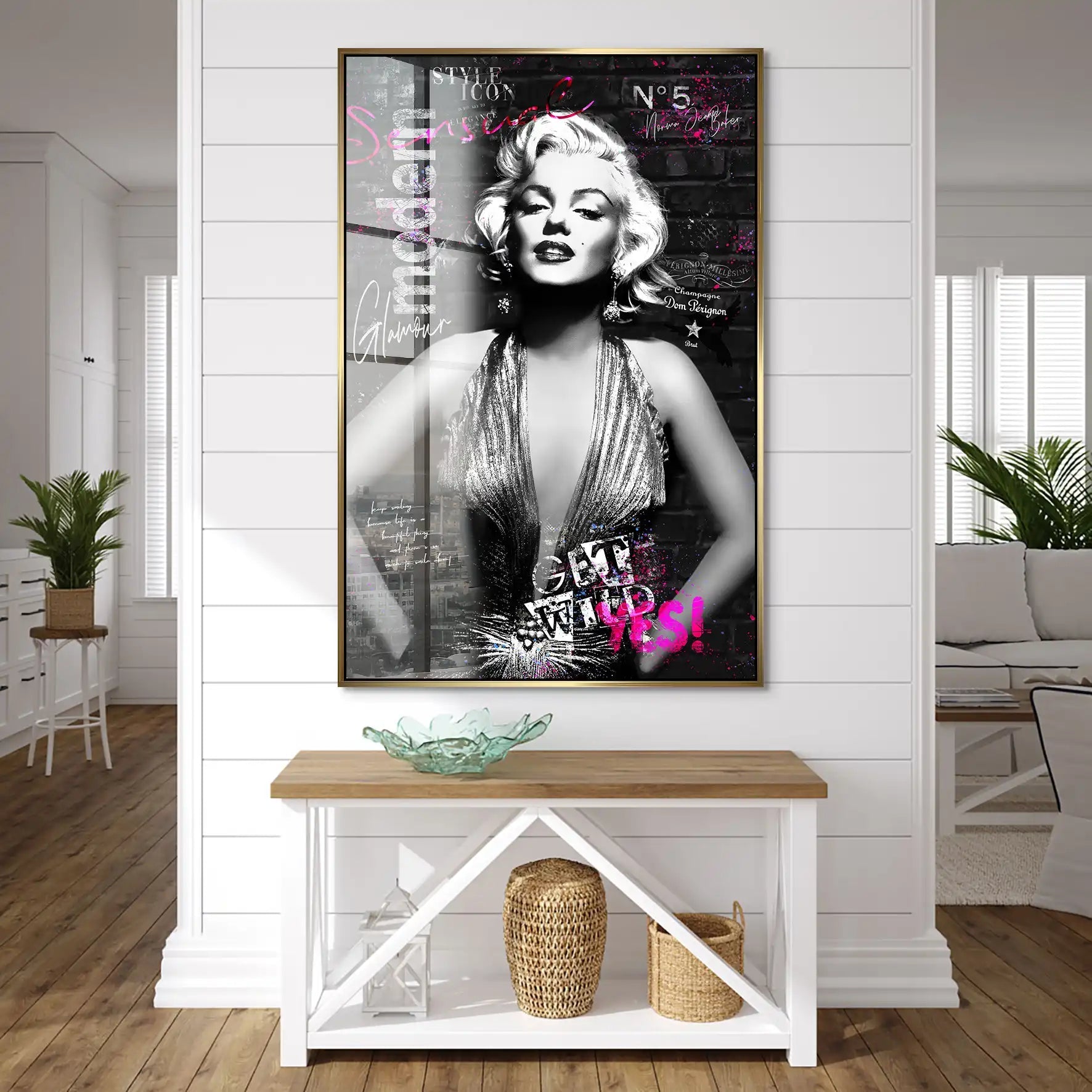 Marilyn Get Wild Acrylglas Bild INGALERIE