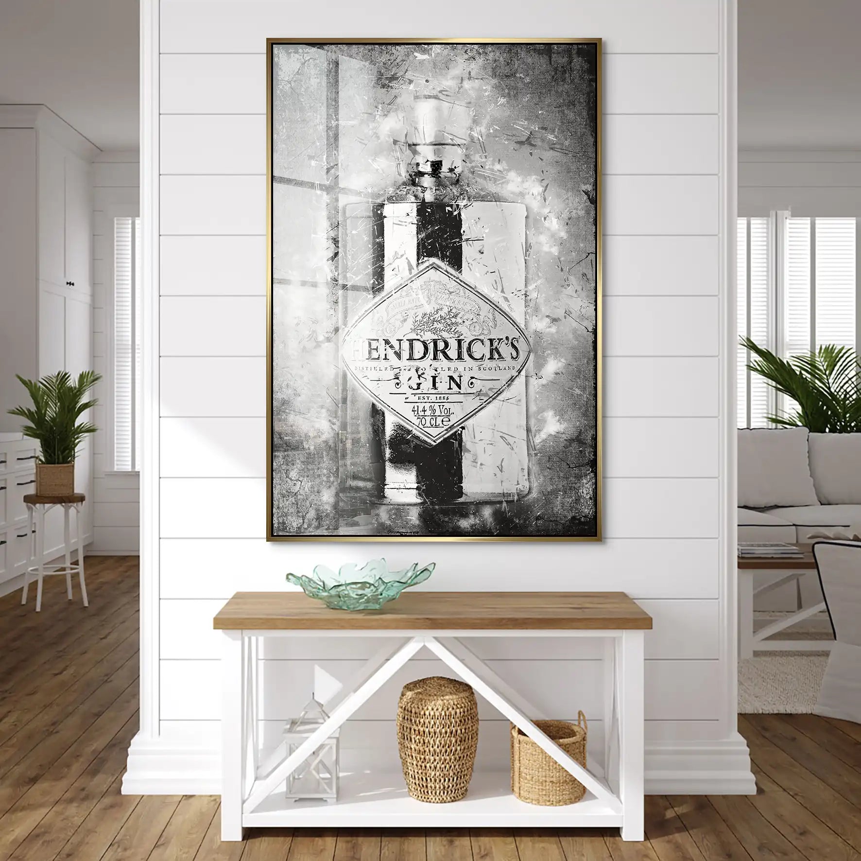 Gin Abstrakt Acrylglas Bild INGALERIE