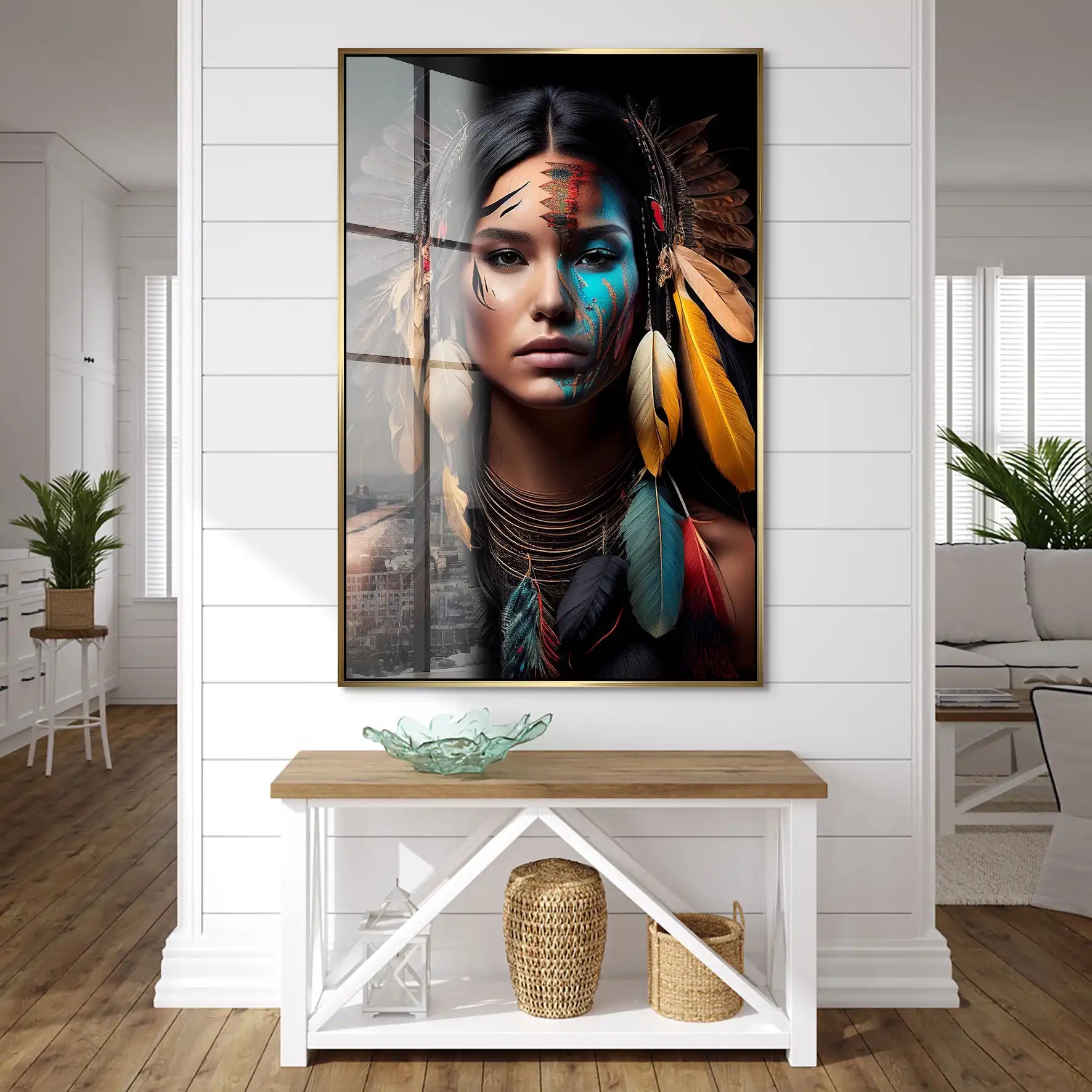 Beauty Sioux Acrylglas Bild INGALERIE