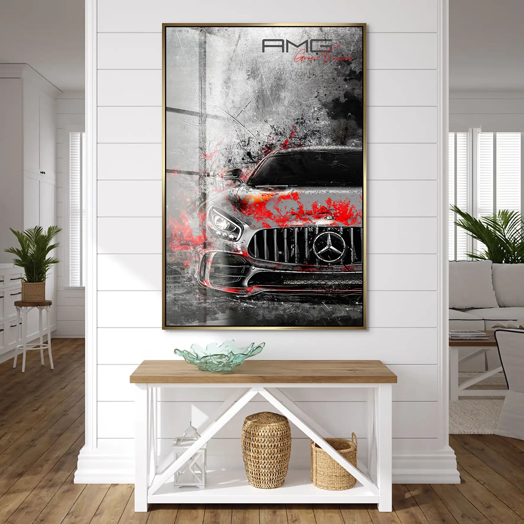 Mercedes AMG GT Abstrakt Modern Acrylglas Bild INGALERIE