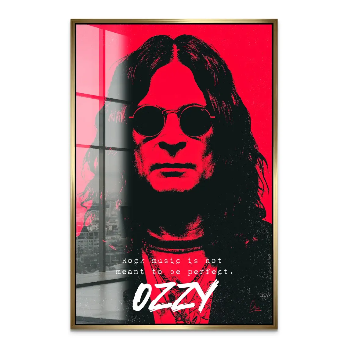 Ozzy Rock Spirit Acrylglas Bild