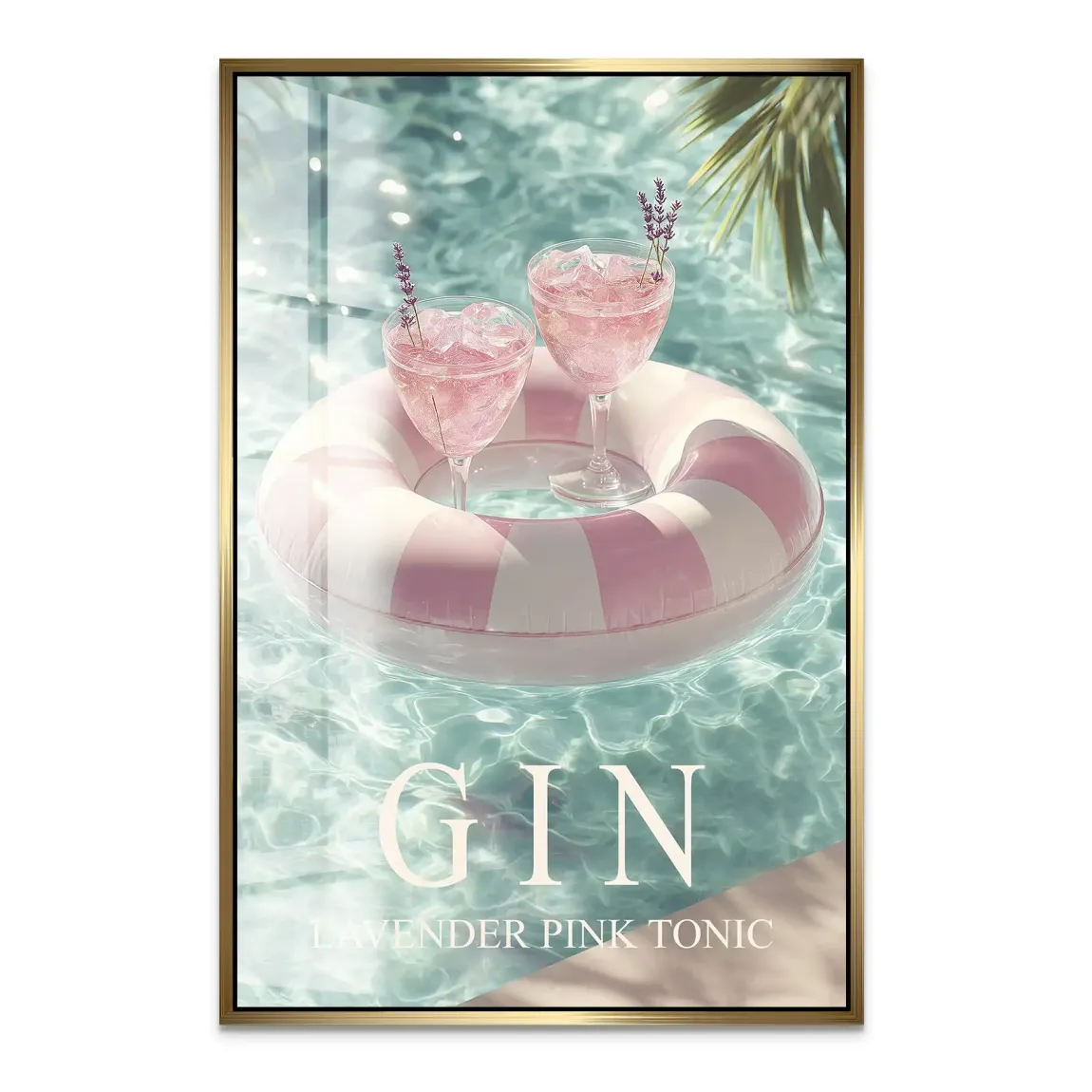 Gin Lavender Dream Acrylglas Bild