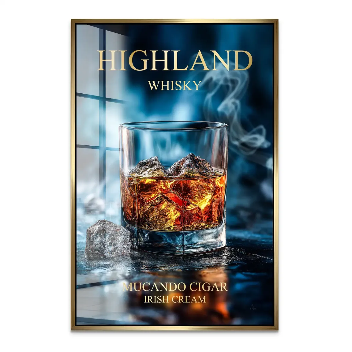 Highland Whisky Glow Acrylglas Bild