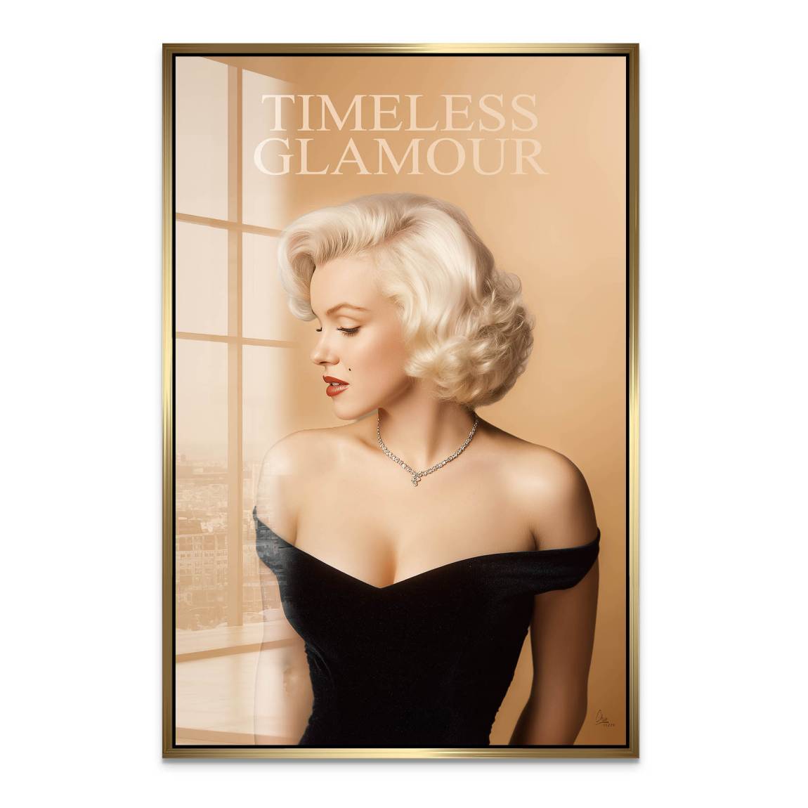 Marilyn Monroe Timeless Acrylglasbild