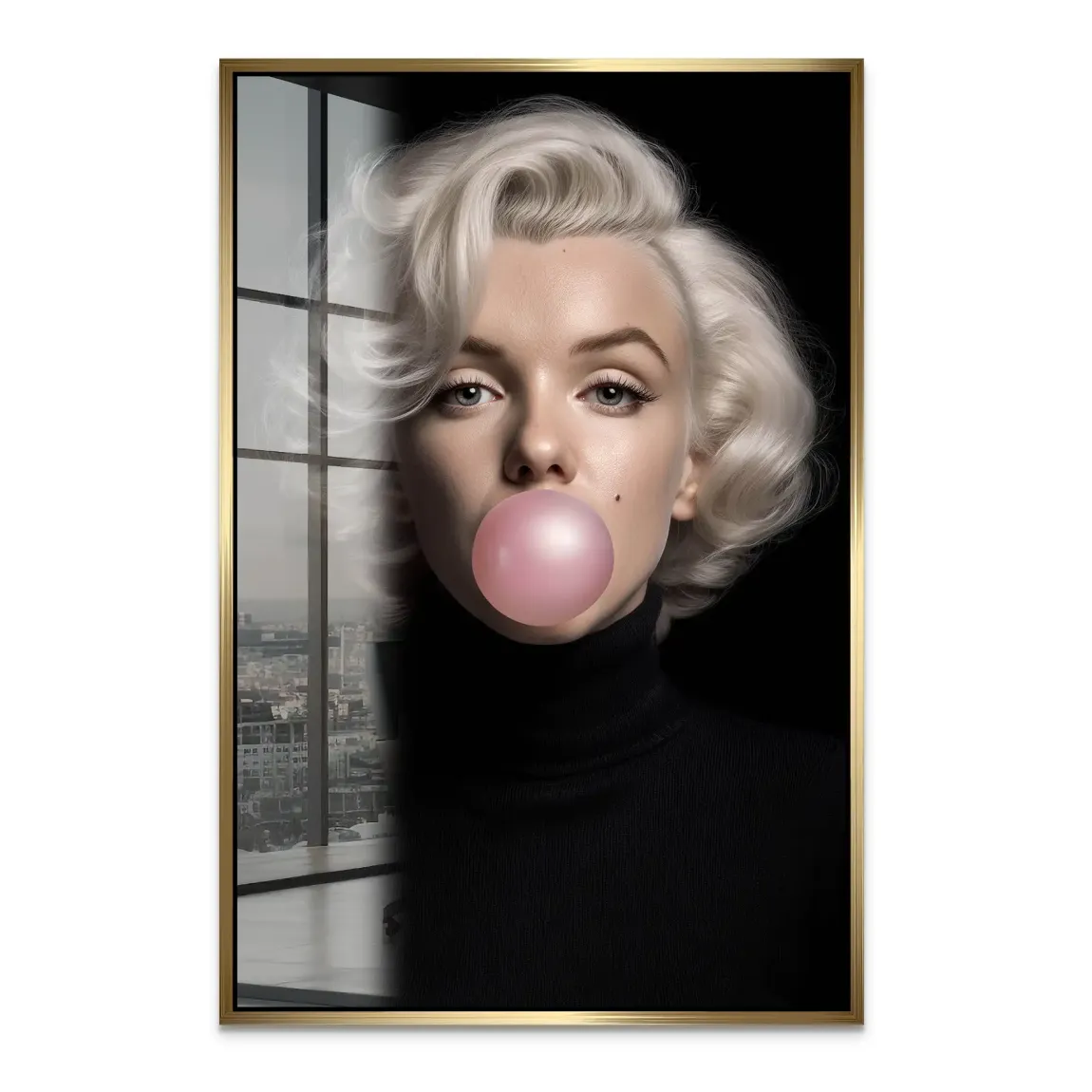 Marilyn Bubble Glamour Acrylglas Bild