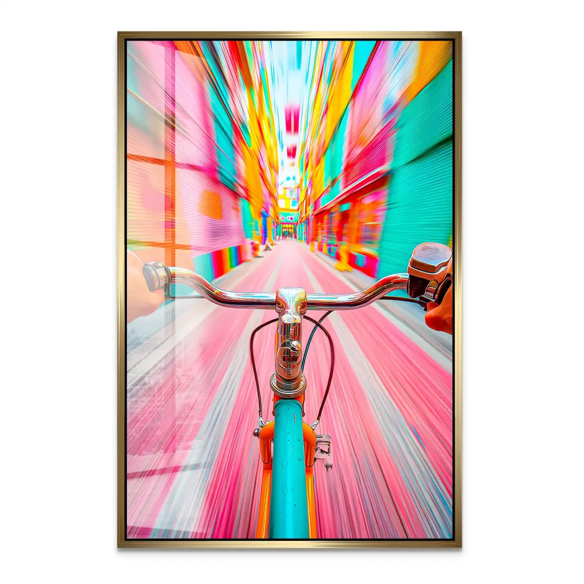 City Rush Acrylglas Bild INGALERIE