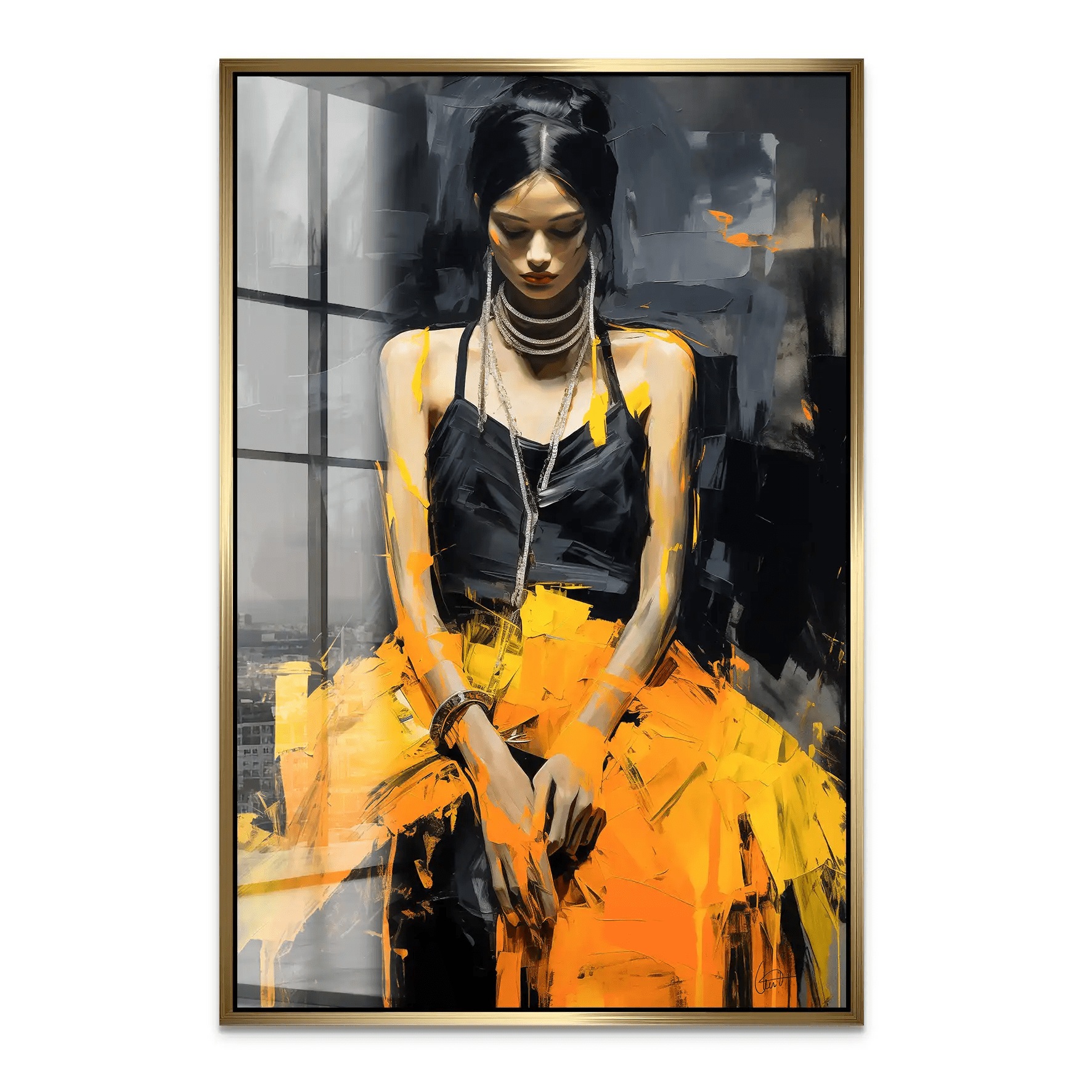 Beauty and Shy Acrylglas Bild INGALERIE