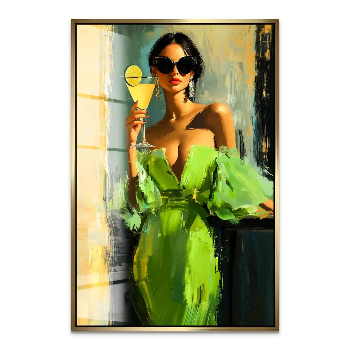 Sonnenkuss und Zitrone Acrylglas Bild INGALERIE