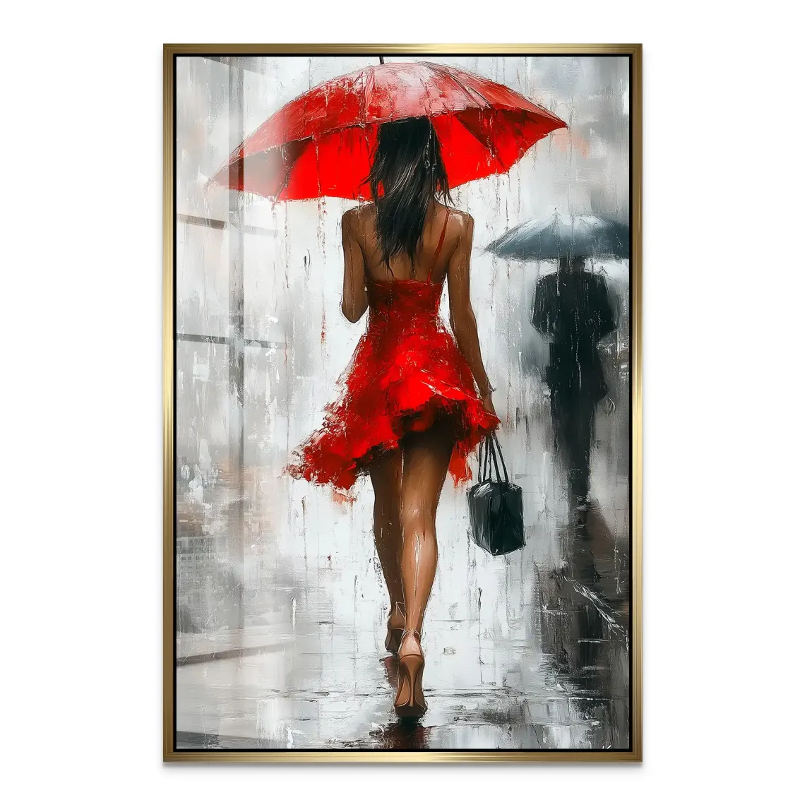 Walk in the Rain Acrylglas Bild