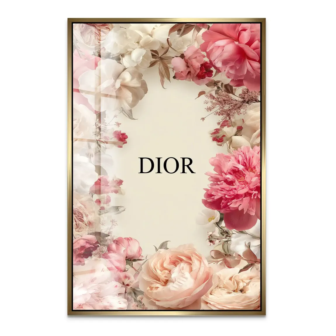 Floral Couture Acrylglas Bild - INGALERIE | Dein Onlineshop für moderne Wandbilder
