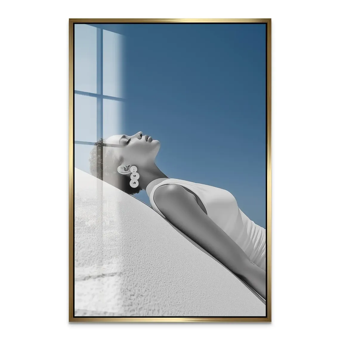 Sun Girl Acrylglasbild