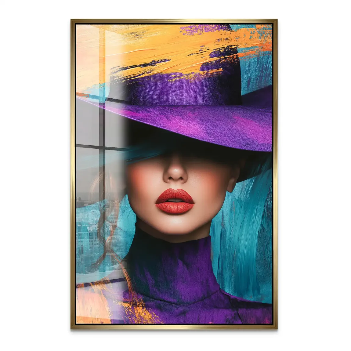 Queen of Color Acrylglas Bild INGALERIE