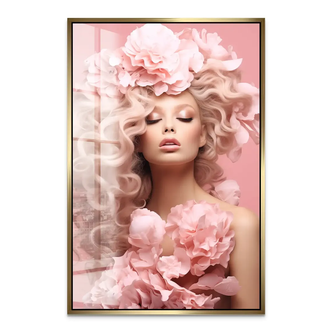 Rose Couture Acrylglas Bild