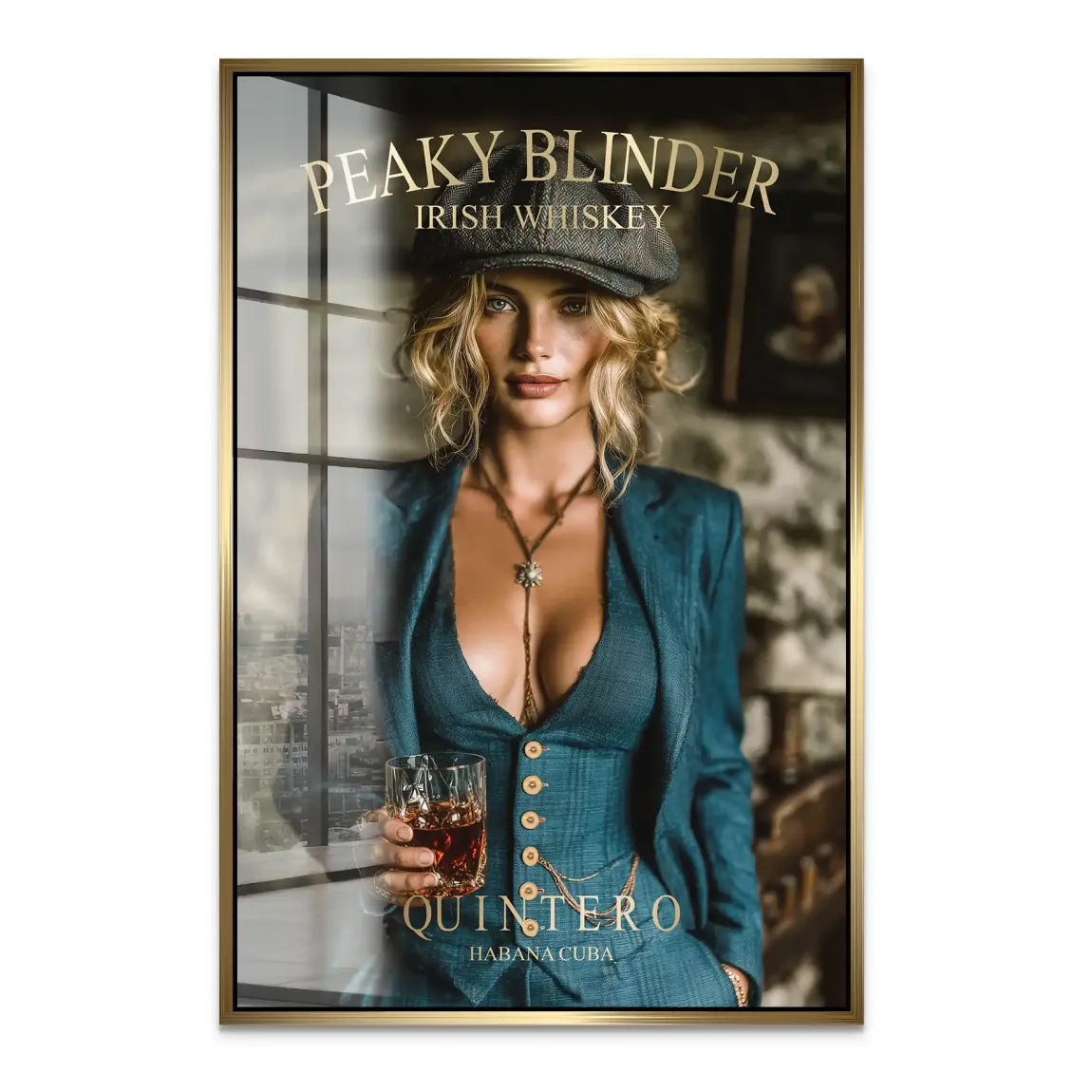 Peaky Blinder Glam Acrylglas Bild