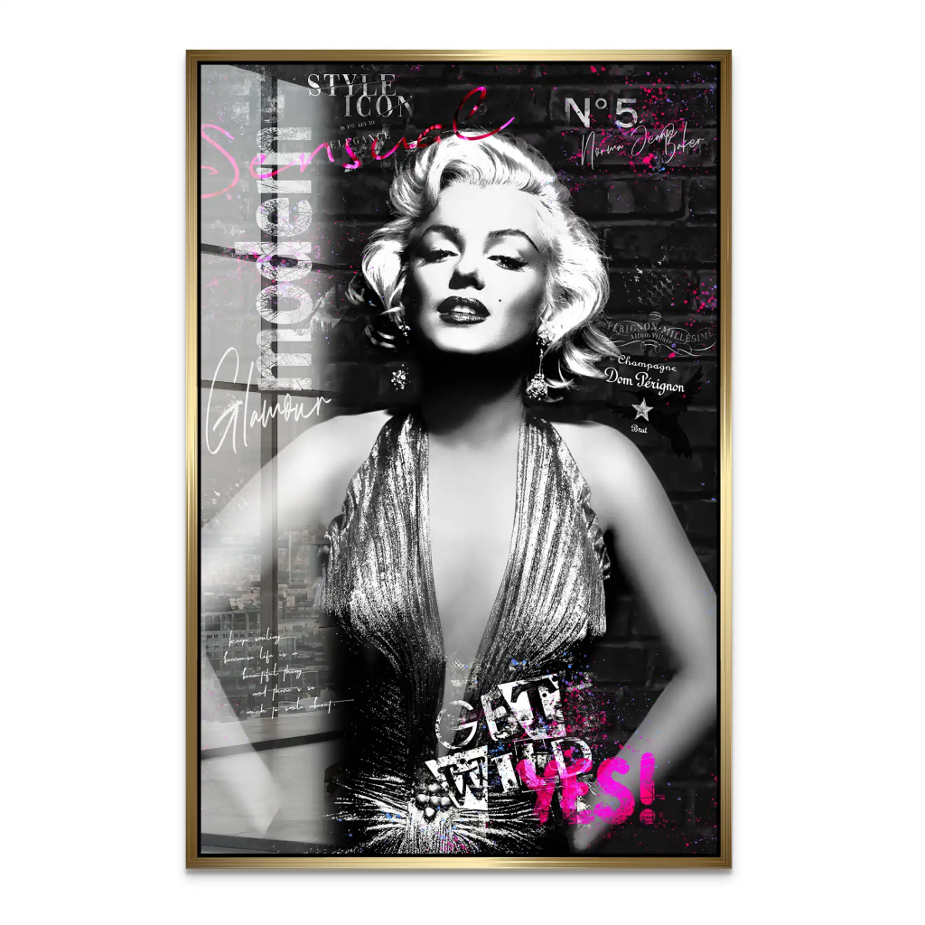 Marilyn Get Wild Acrylglas Bild INGALERIE