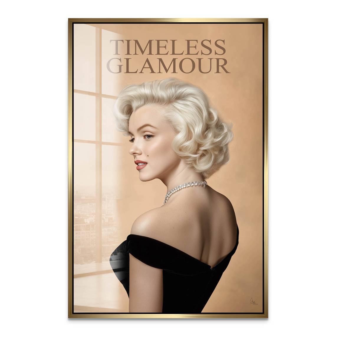 Marilyn Monroe Zeitlos Acrylglasbild