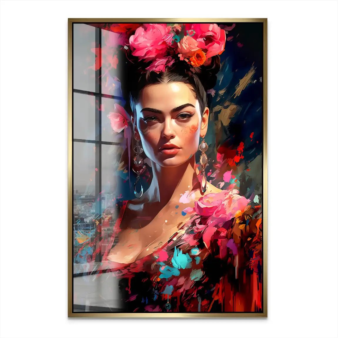 Frida Modern Style Acrylglas Bild INGALERIE