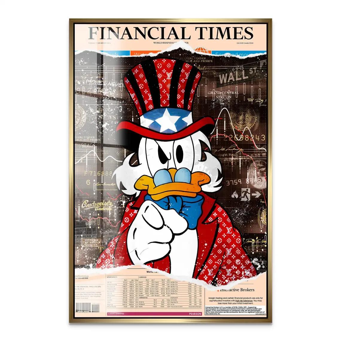 Dagobert Financial Times Acrylglas Bild