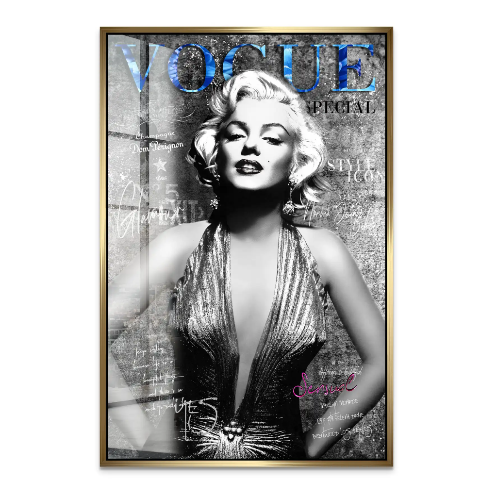 Marilyn Vogue Acrylglas Bild INGALERIE