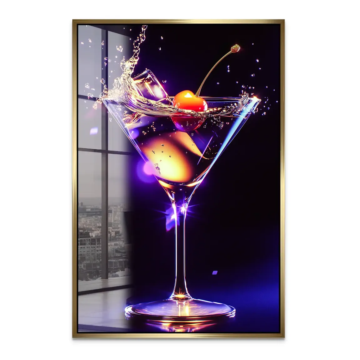 Kirschentanz im Cocktailschimmer Acrylglas Bild INGALERIE