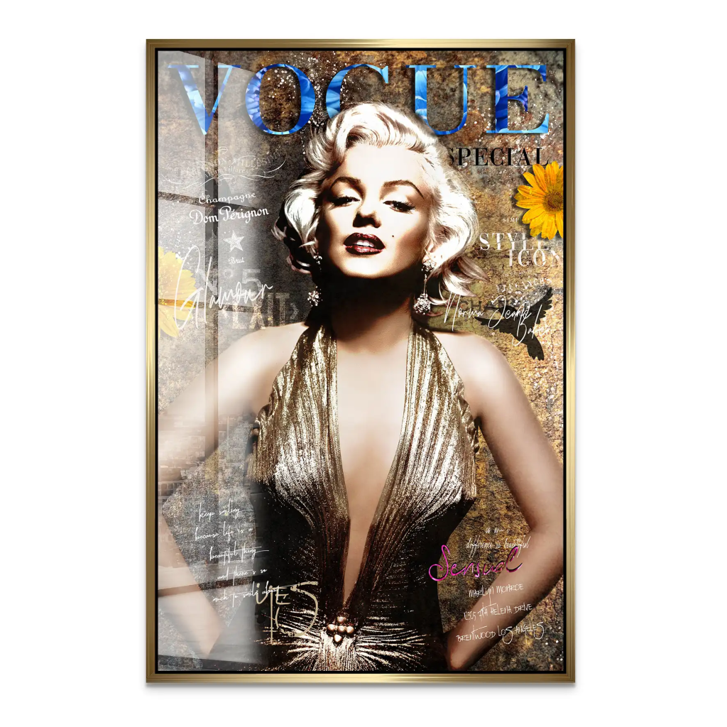 Marilyn Sensual Acrylglas Bild INGALERIE