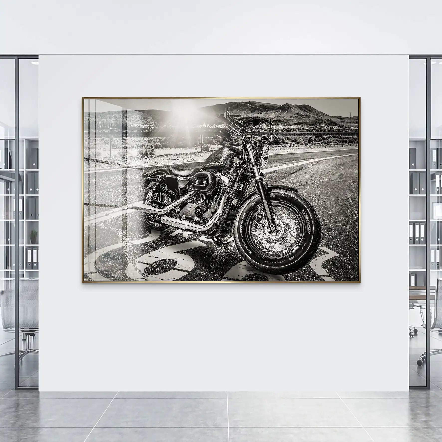Route Heritage Edition – Harley Acrylglasbild INGALERIE
