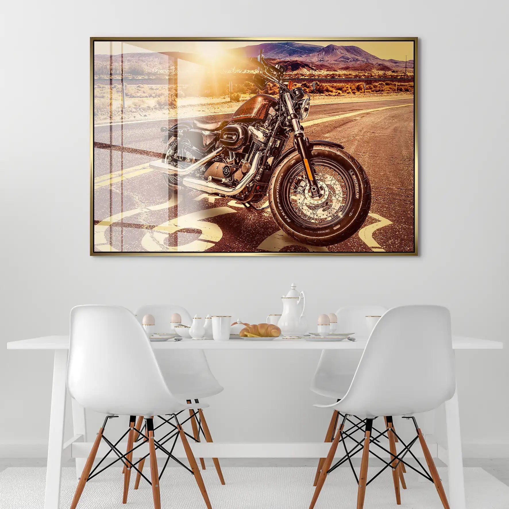 Harley Road Heritage auf Acrylglas INGALERIE