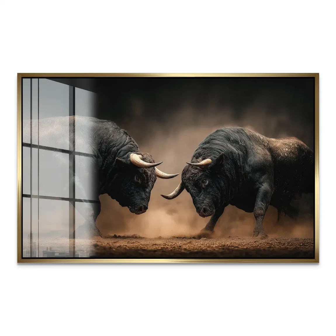 Bulls of Valor Acrylglas Bild
