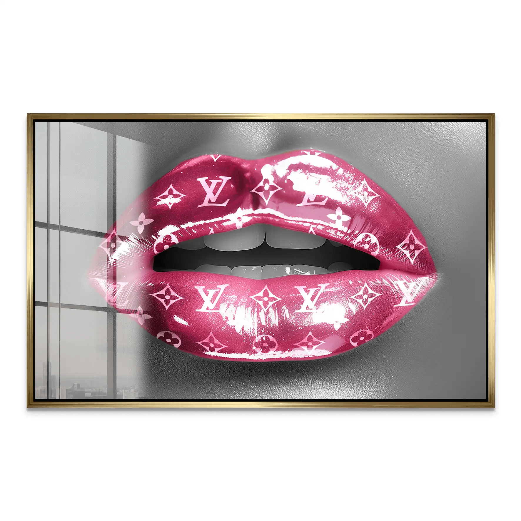 Pink Louis Lips Acrylglas Bild INGALERIE