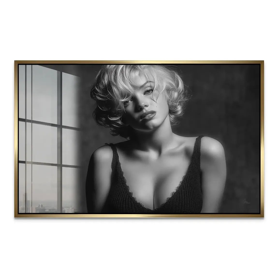 Marilyn Monroe Glamour Acrylglasbild