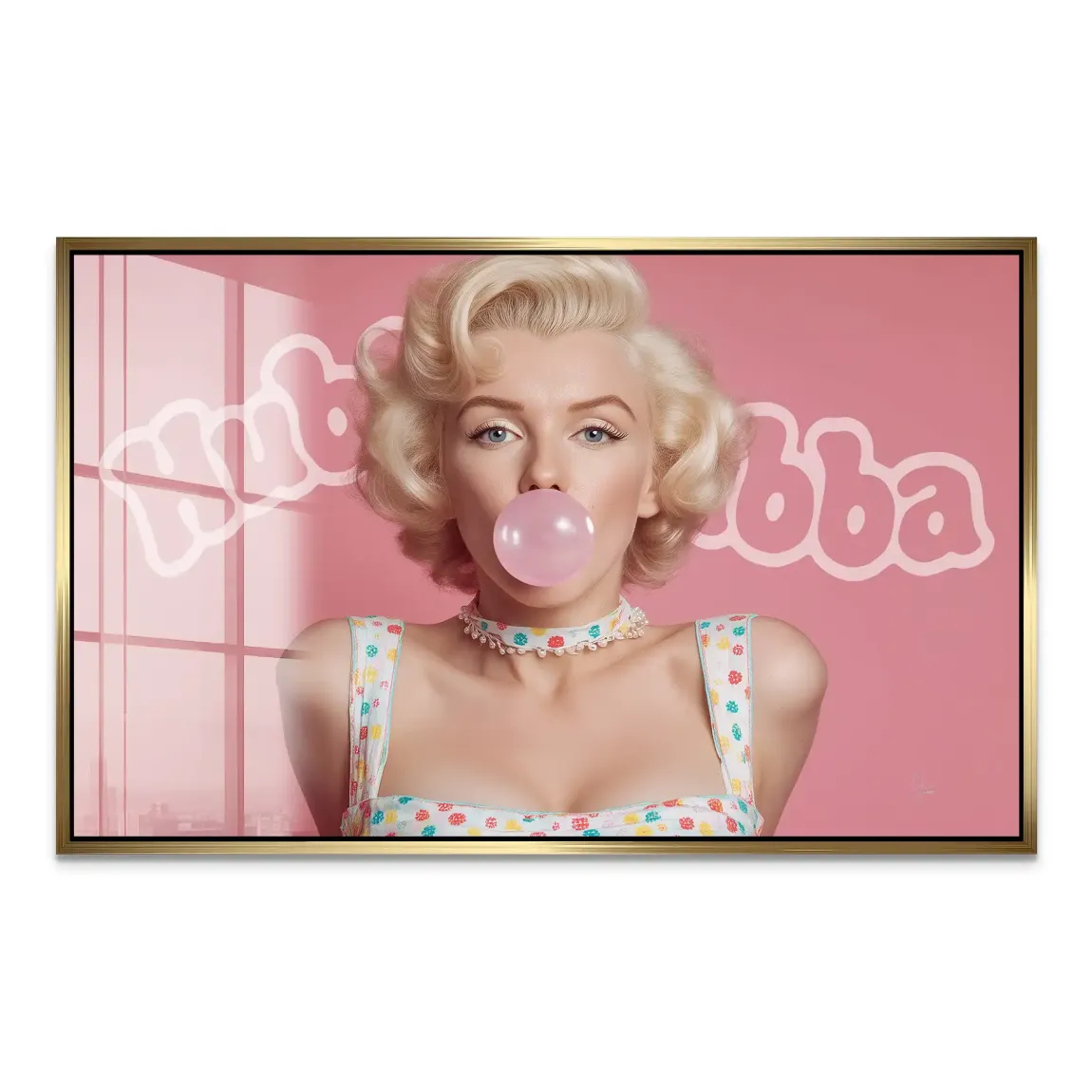 Marilyn Monroe Hubba Glam Acrylglas Bild