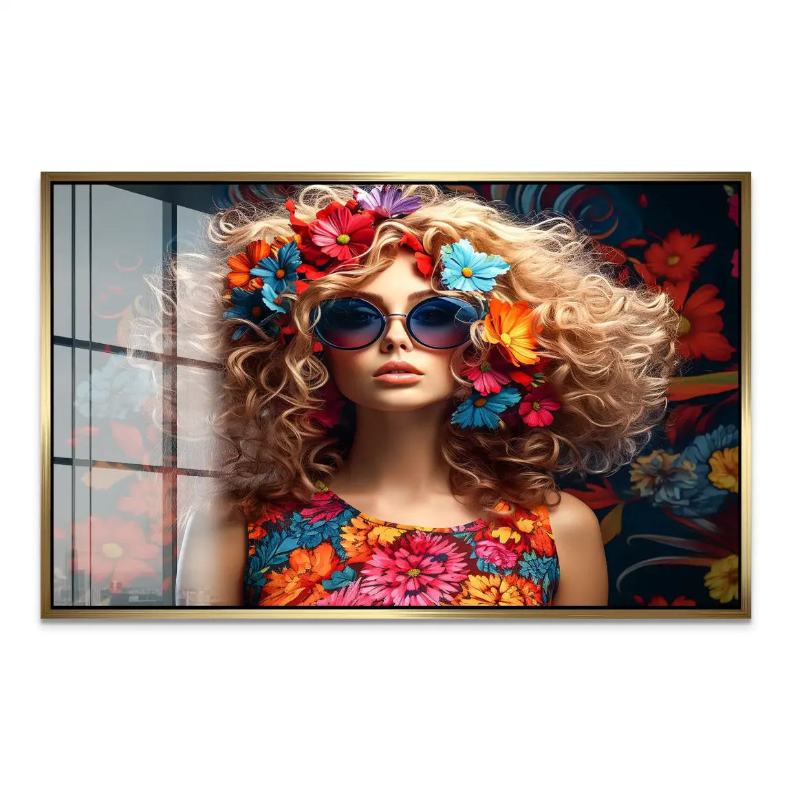 Boho Flower Soul Acrylglas Bild