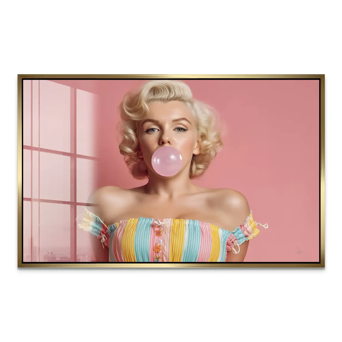 Marilyn Monroe Candy Pop Acrylglas Bild