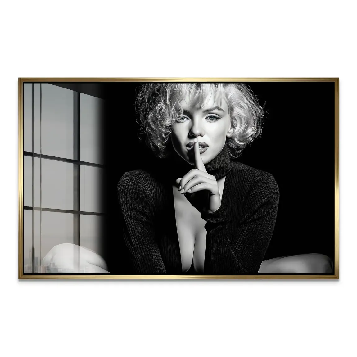 Marilyn Monroe Silent Acrylglas Bild INGALERIE