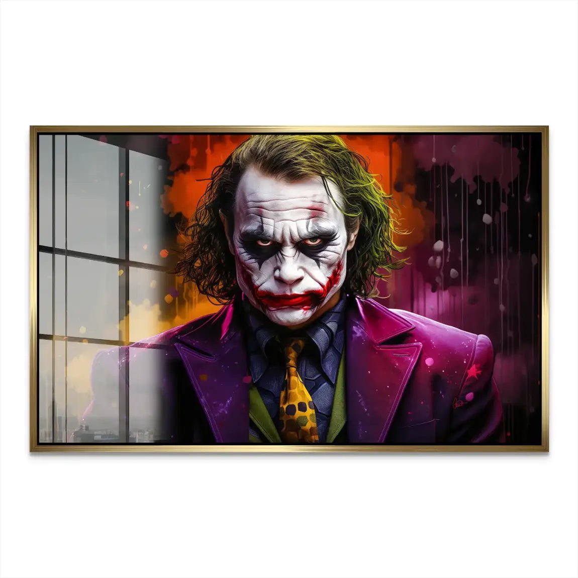 Joker Abrakt Acrylglas Bild INGALERIE