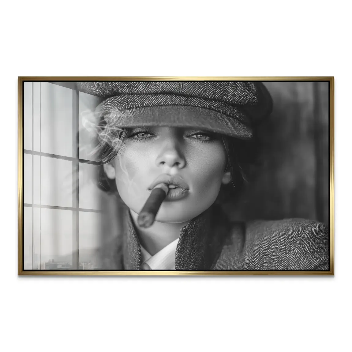 Femme Smoke Acrylglas Bild