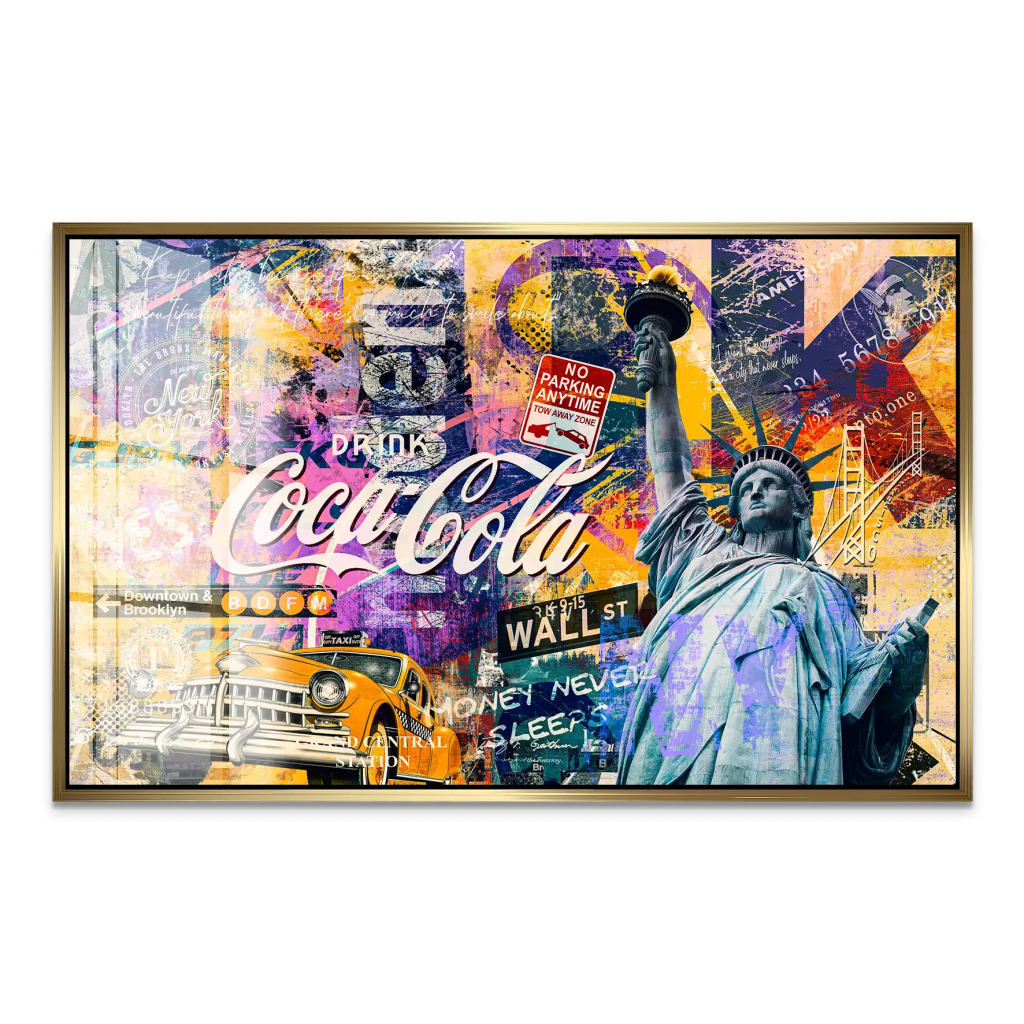 New York Pop Art Acrylglas Bild INGALERIE