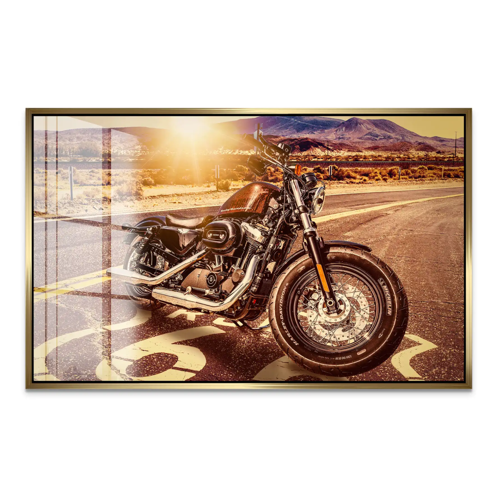 Harley Road Heritage auf Acrylglas INGALERIE