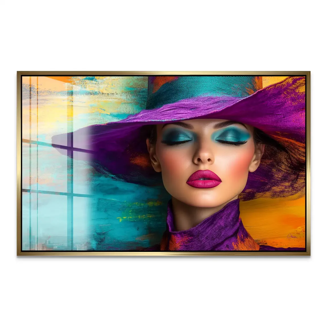 Femme Elegance Acrylglas Bild INGALERIE