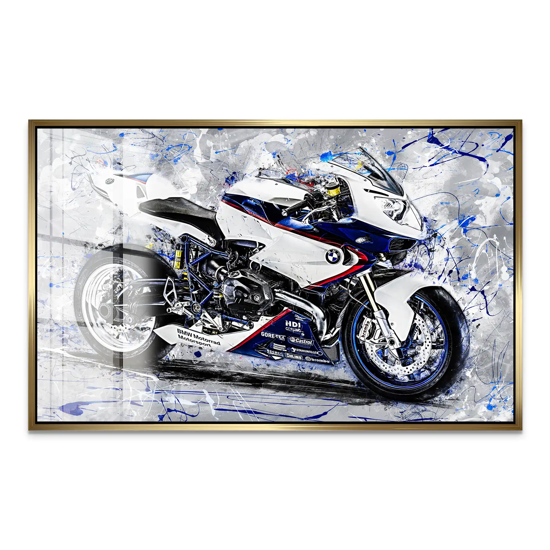 BMW HP2 Sport Abstrakt Acrylglas Bild INGALERIE