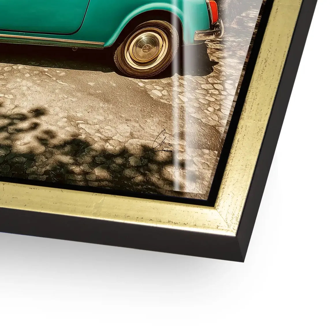 Toskana Fiat Charm Acrylglasbild