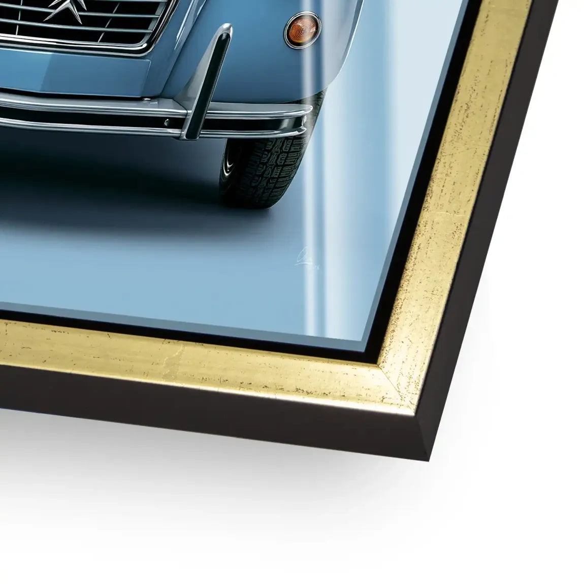Citroen 2CV Bleu Acrylglasbild